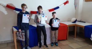 Vorlesewettbewerb Französisch Drei Jungen machen…