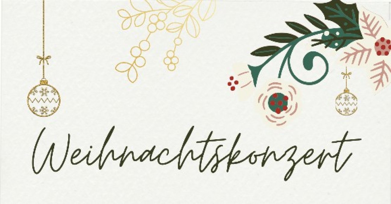 Einladung zum Weihnachtskonzert am 12. Dezember
