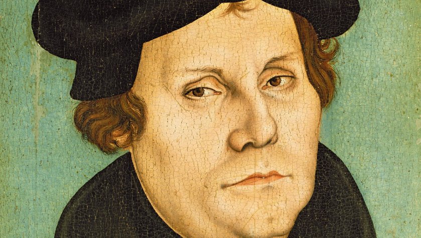 Martin Luther (aus der Werkstatt Lucas Cranachs des Älteren, 1529)||||